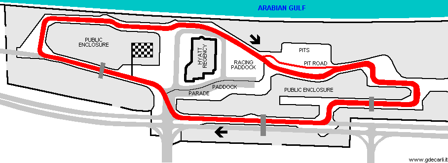 1981 Dubai Grand Prix Circuit