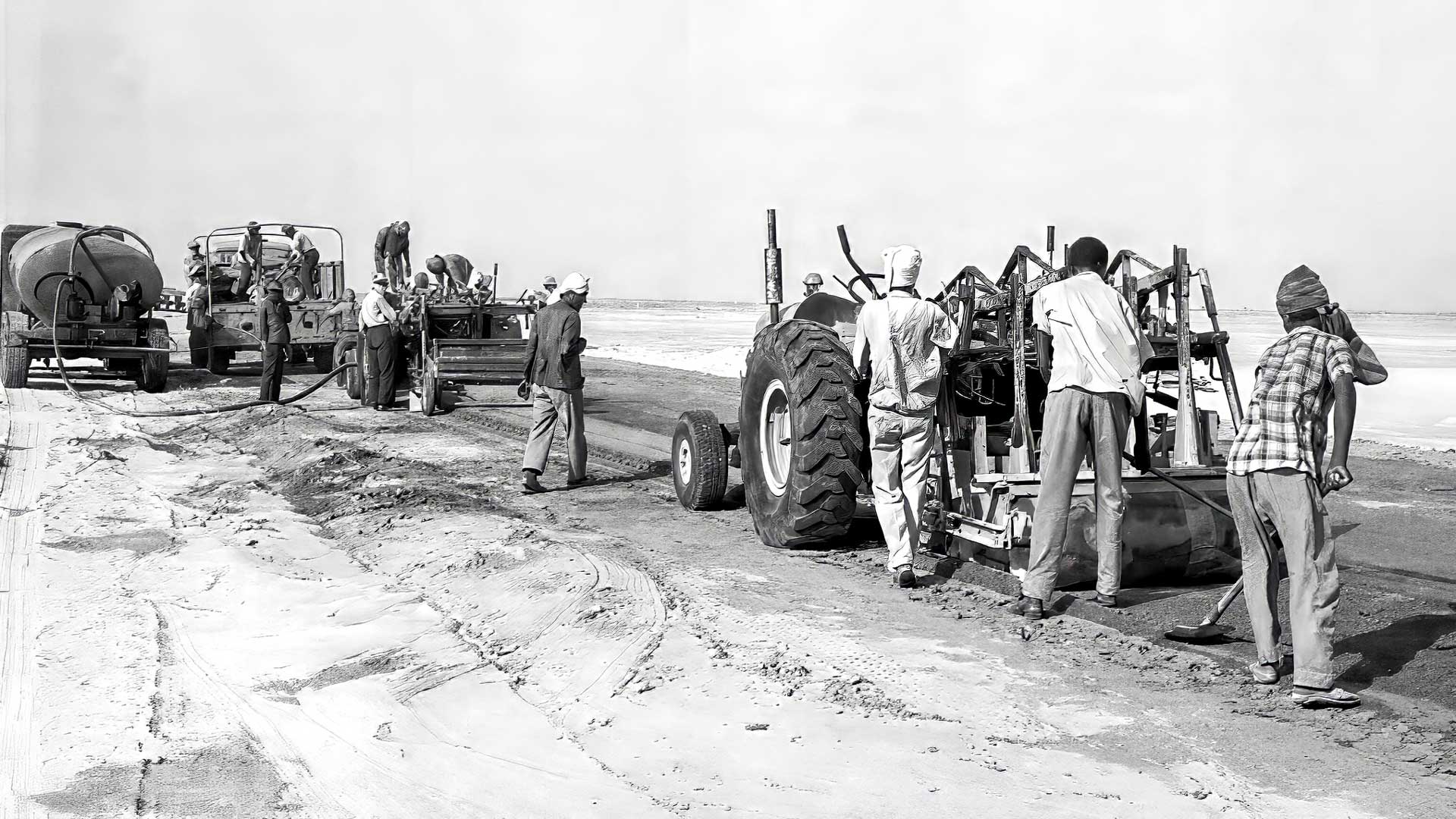Dubai Sharjah Road 1966