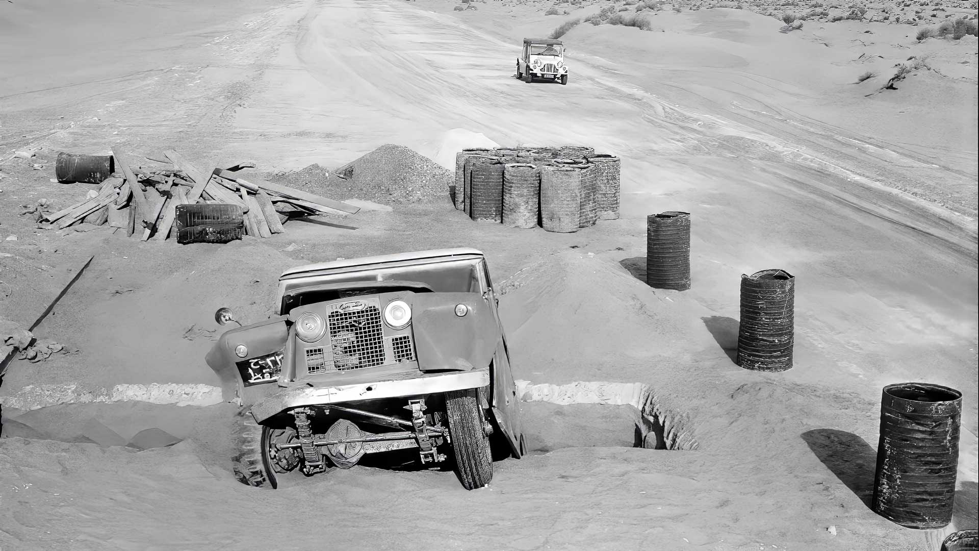 Dubai Sharjah Road 1966