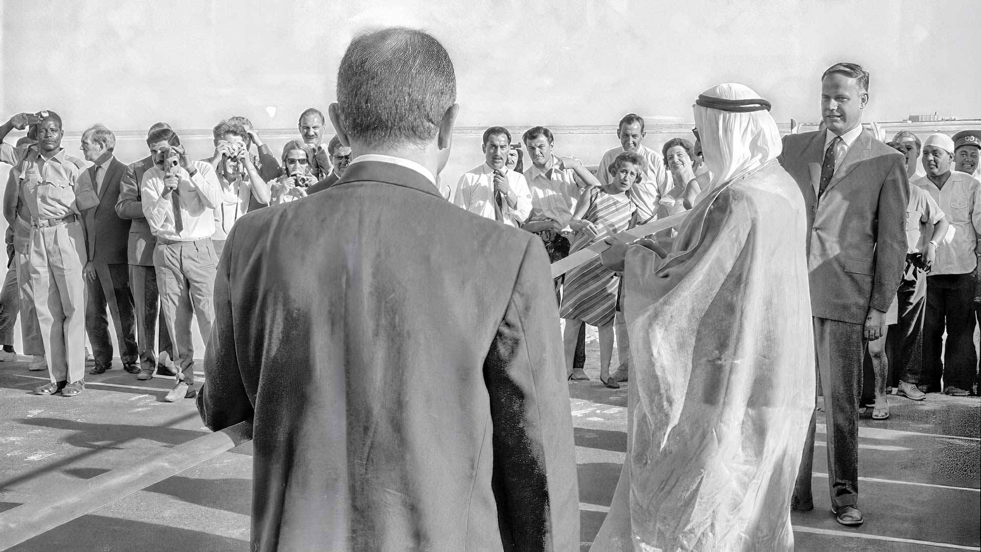 Dubai Sharjah Road 1966